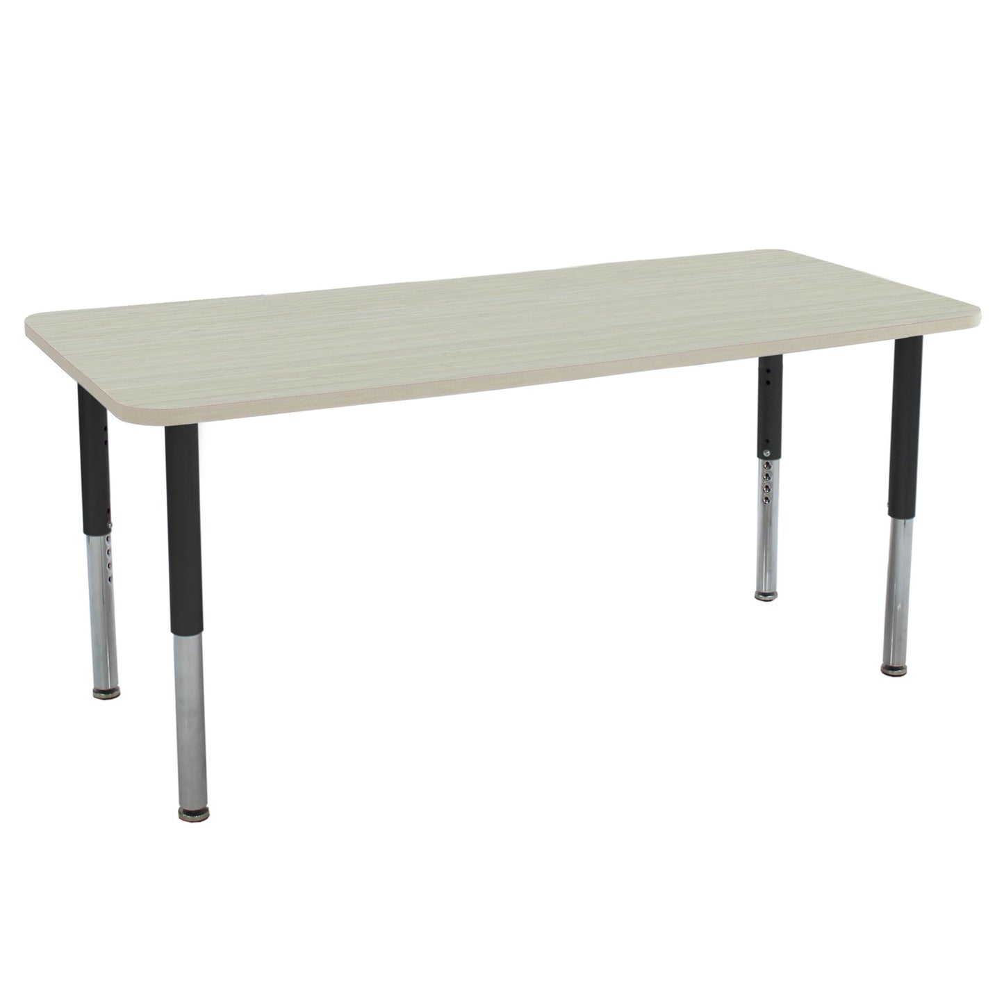 FDP 30" x 72" Rectangle La Madera Activity Table with Adjustable Super Legs (FDP - 13127 - XX) - SchoolOutlet