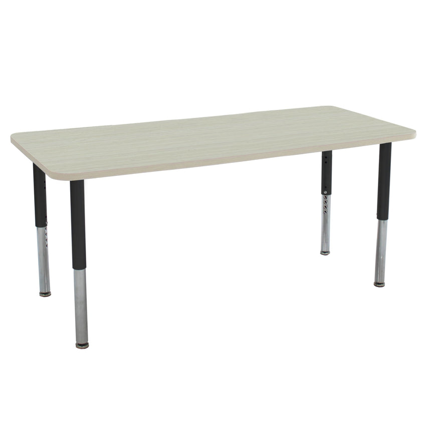 FDP 30" x 72" Rectangle La Madera Activity Table with Adjustable Super Legs (FDP - 13127 - XX) - SchoolOutlet