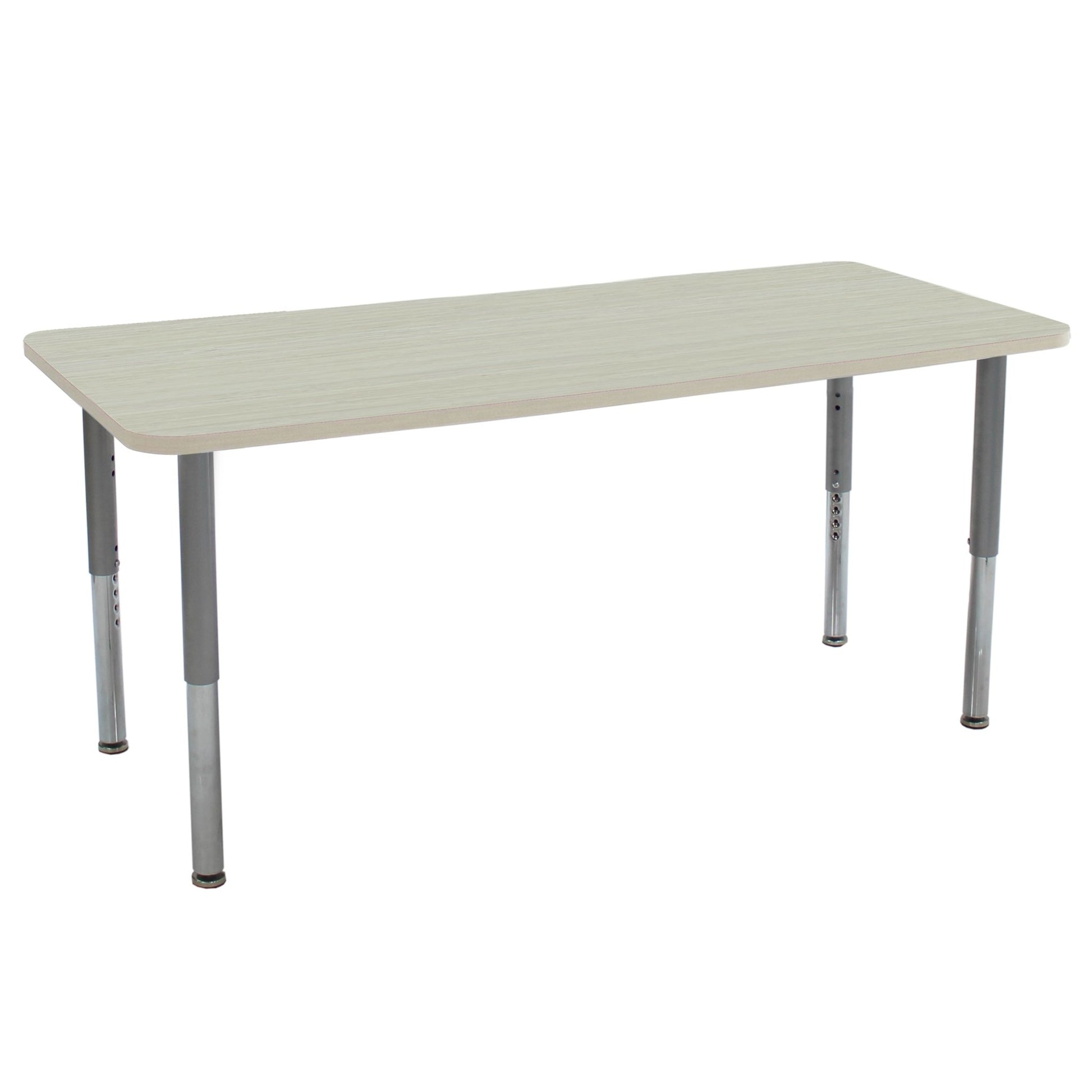 FDP 30" x 72" Rectangle La Madera Activity Table with Adjustable Super Legs (FDP - 13127 - XX) - SchoolOutlet
