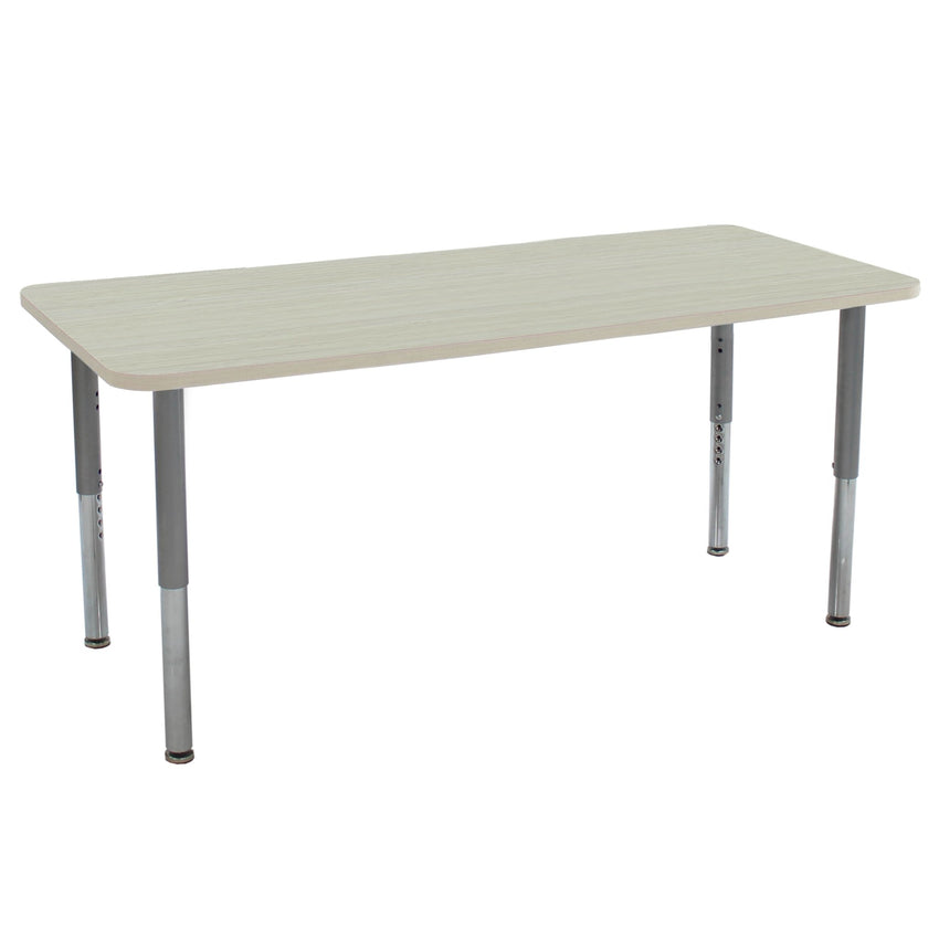 FDP 30" x 72" Rectangle La Madera Activity Table with Adjustable Super Legs (FDP - 13127 - XX) - SchoolOutlet