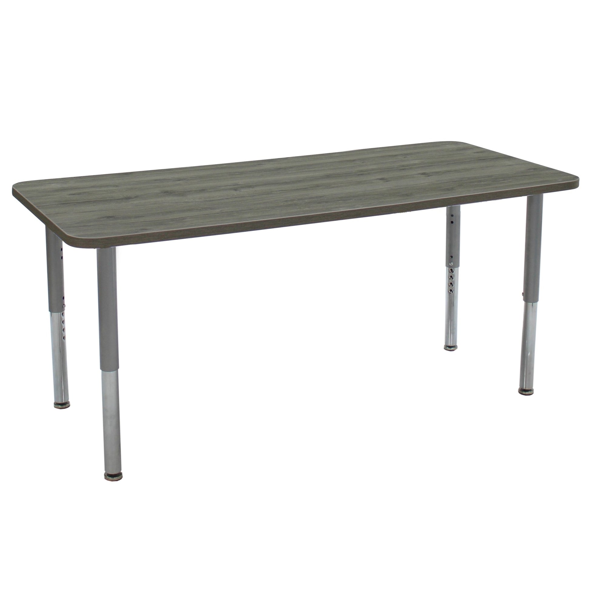FDP 30" x 72" Rectangle La Madera Activity Table with Adjustable Super Legs (FDP - 13127 - XX) - SchoolOutlet