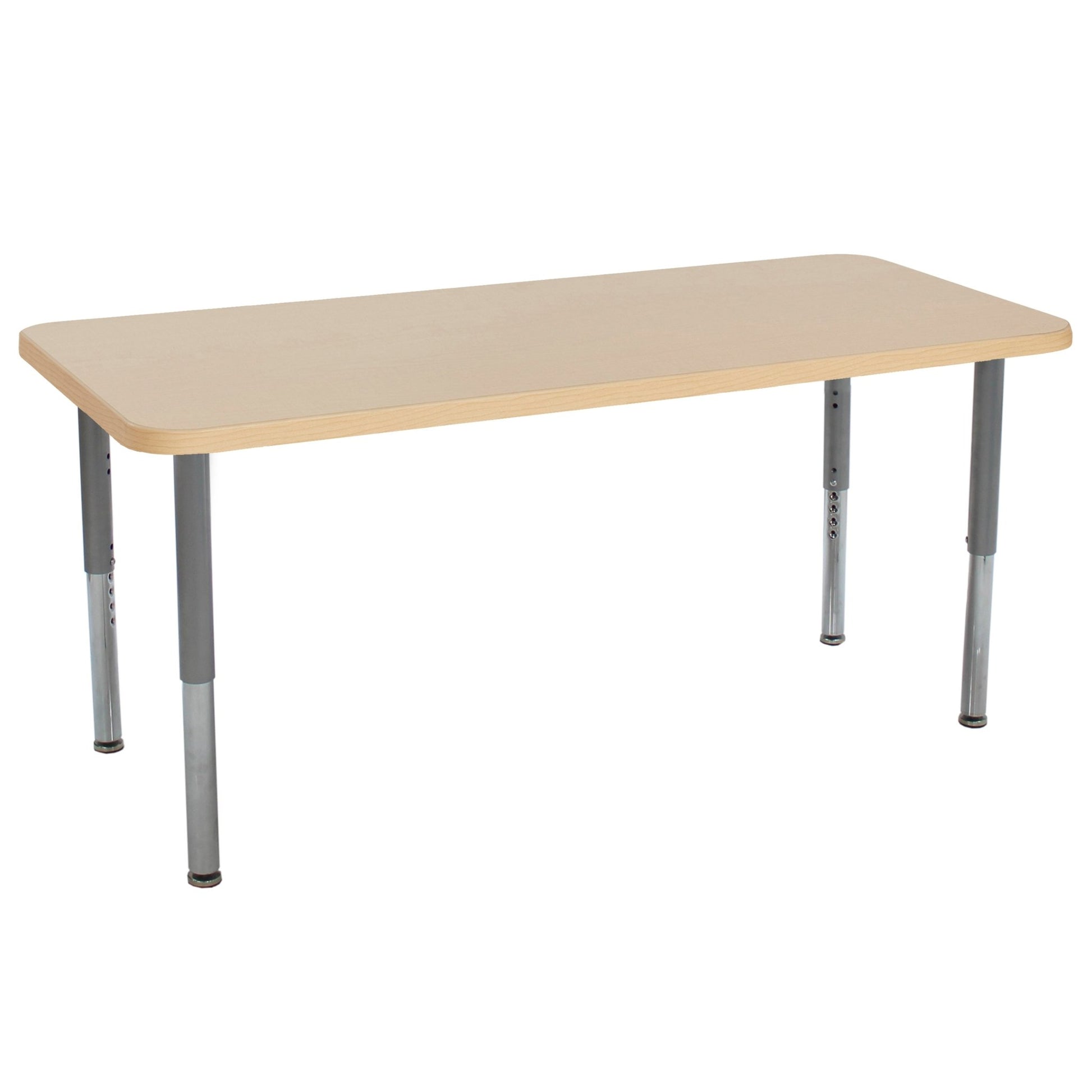 FDP 30" x 72" Rectangle La Madera Activity Table with Adjustable Super Legs (FDP - 13127 - XX) - SchoolOutlet