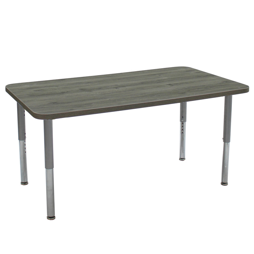 FDP 36" x 60" Rectangle La Madera Activity Table with Adjustable Super Legs (FDP - 13128 - XX) - SchoolOutlet