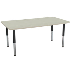 FDP 36" x 72" Rectangle La Madera Activity Table with Adjustable Super Legs (FDP-13129-XX)