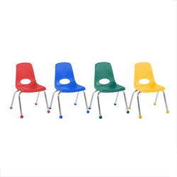 FDP Stackable School Chair with Ball Glides - 14" Seat Height (FDP-14005)