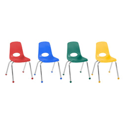 FDP Stackable School Chair with Ball Glides - 16" Seat Height (FDP-14007)