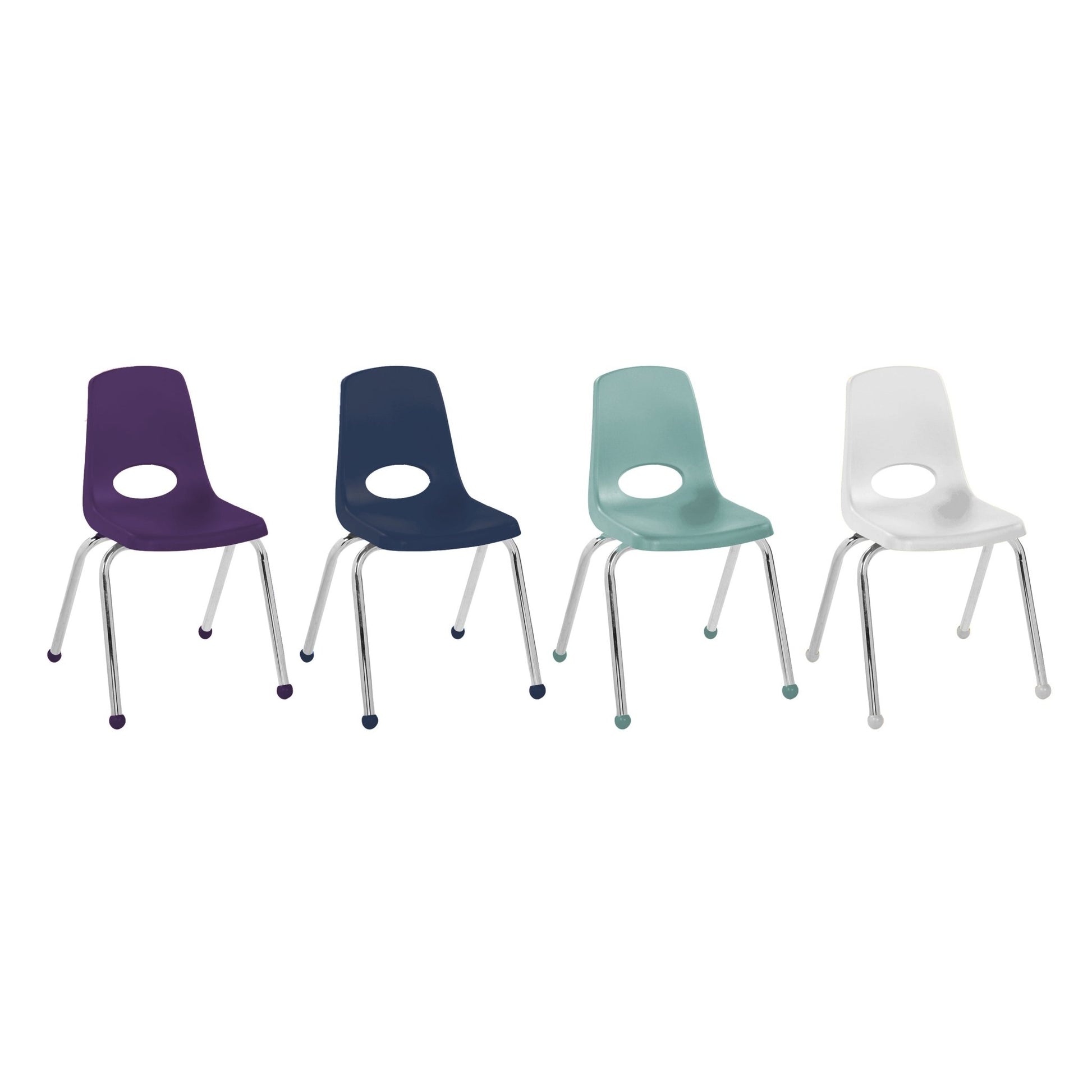 FDP Stackable School Chair with Ball Glides - 16" Seat Height (FDP - 14007) - SchoolOutlet