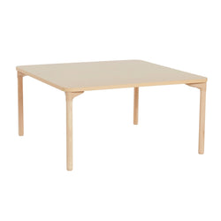 FDP 42" x 42" Square All-Purpose Activity Table with 26" Wood Legs (FDP-14316-MPMG)