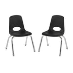 FDP Stackable School Chair with Swivel Glides - 12