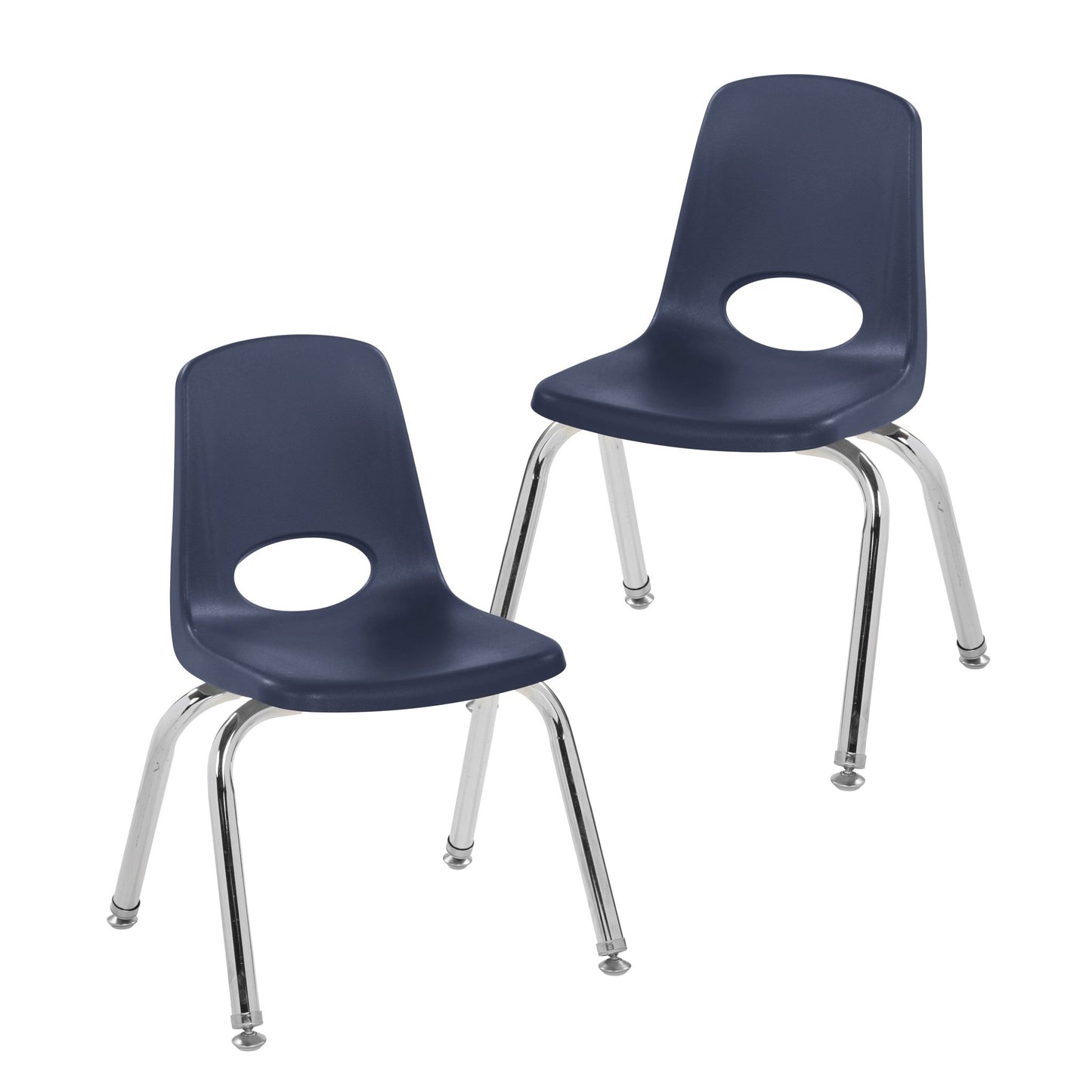 FDP Stackable School Chair with Swivel Glides - 12" Seat Height (FDP - 14333) - SchoolOutlet