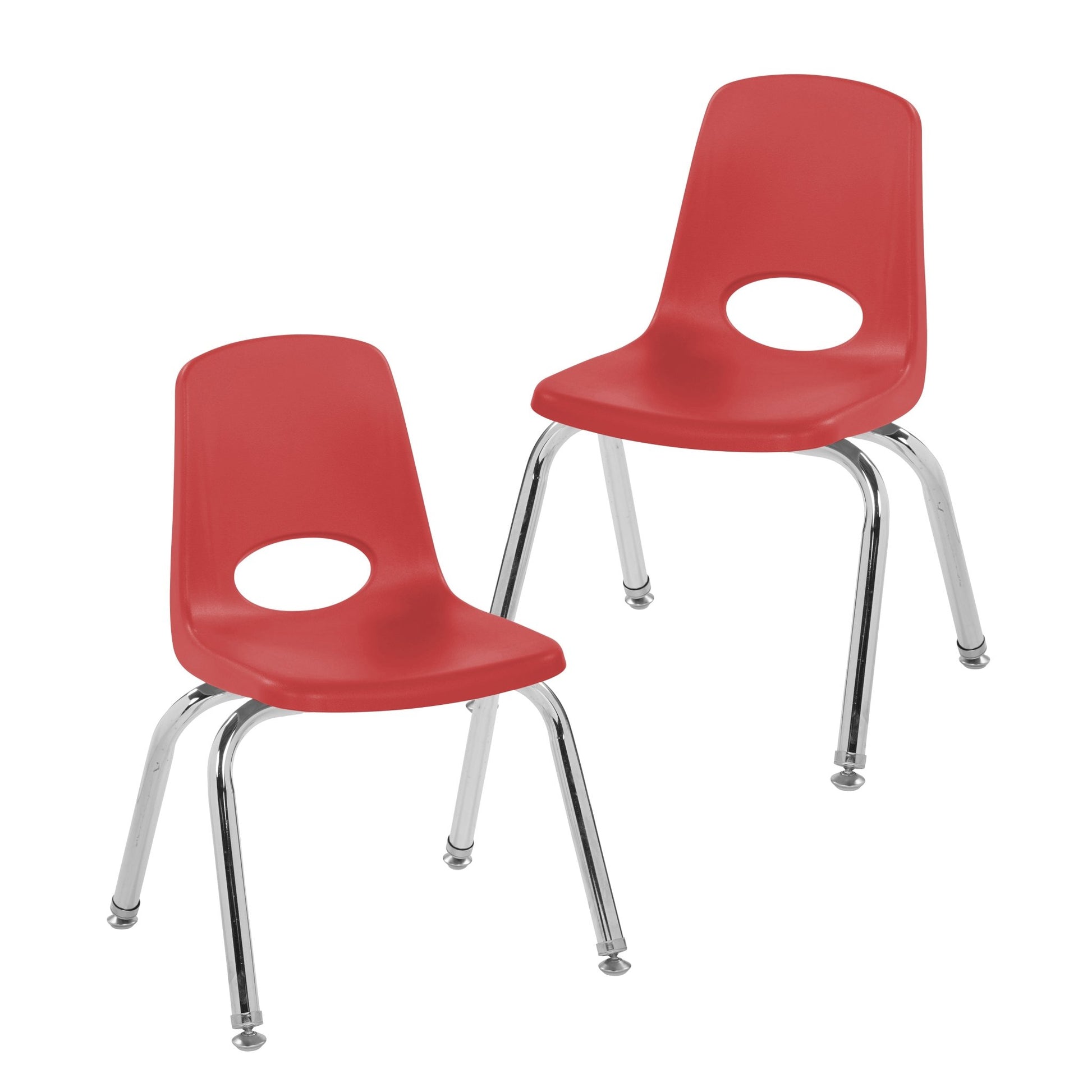 FDP Stackable School Chair with Swivel Glides - 12" Seat Height (FDP - 14333) - SchoolOutlet