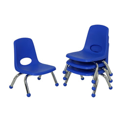FDP Stackable School Chair with Ball Glides - 8" Seat Height (FDP-14745)