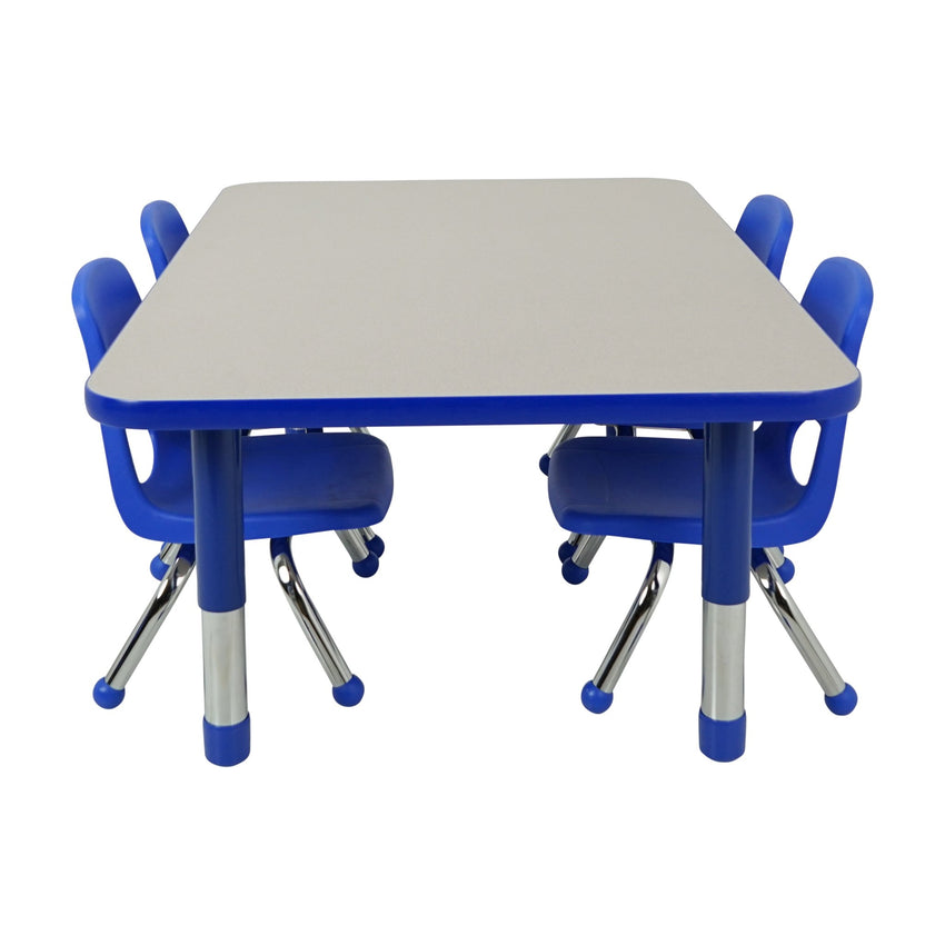 FDP Stackable School Chair with Ball Glides - 8" Seat Height (FDP - 14745) - SchoolOutlet