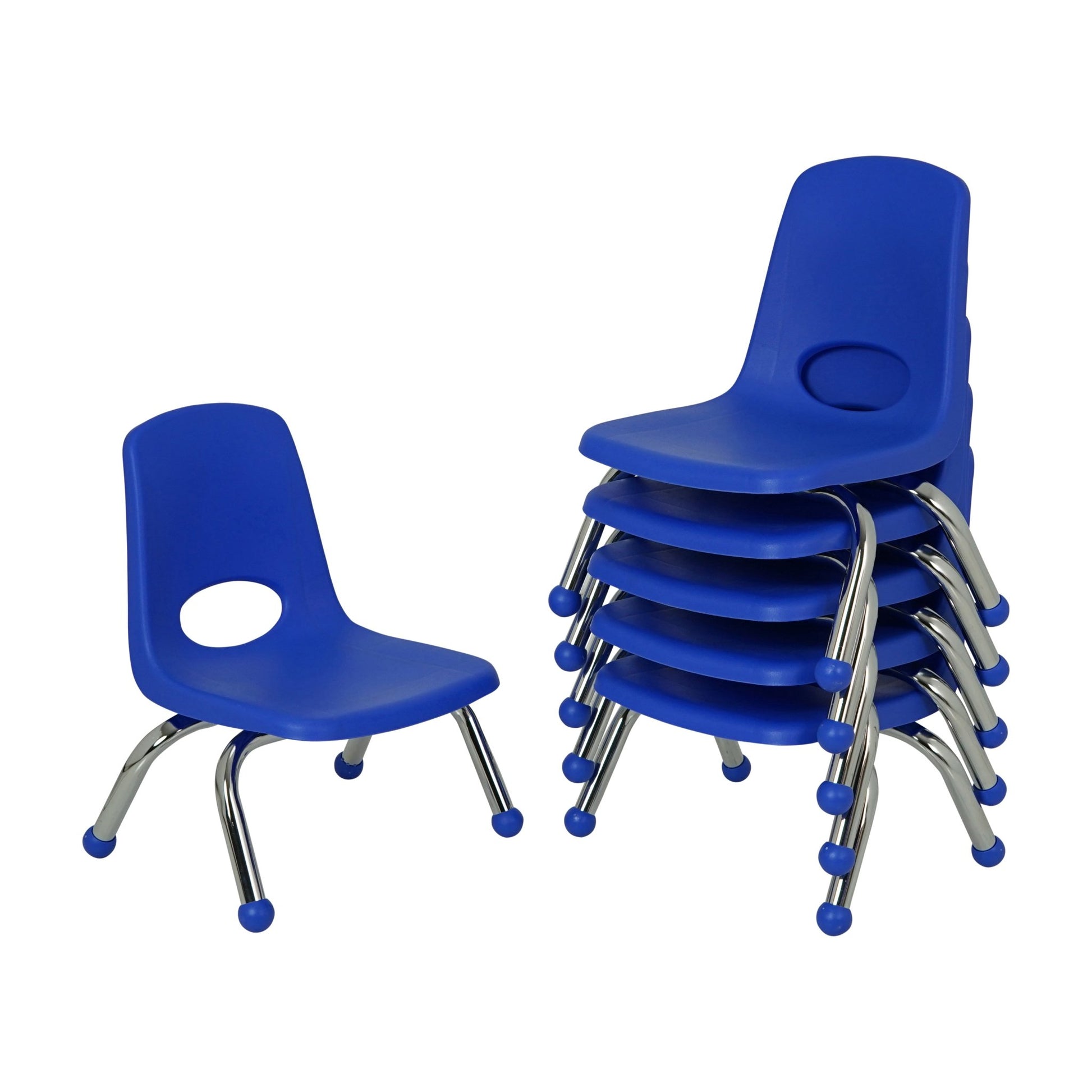 FDP Stackable School Chair with Ball Glides - 8" Seat Height (FDP - 14747) - SchoolOutlet