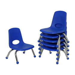 FDP Stackable School Chair with Ball Glides - 8" Seat Height (FDP-14747)