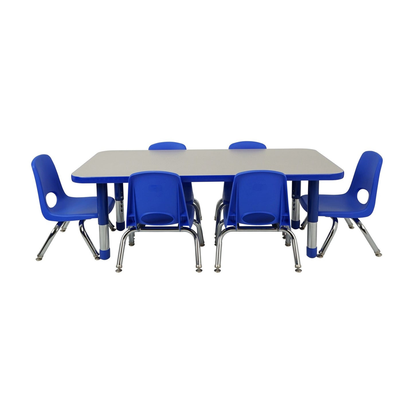 FDP Stackable School Chair with Swivel Glides - 8" Seat Height (FDP - 14748) - SchoolOutlet