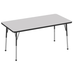 FDP 30" x 60" Rectangle Thermofused Activity Table with Adjustable Standard Ball Glide Legs (FDP-14782-XX)
