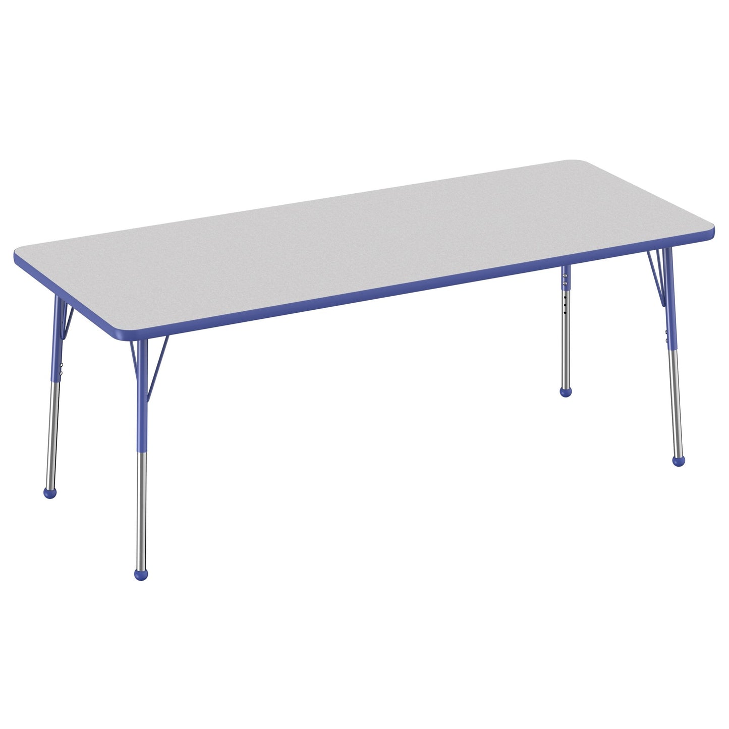 FDP 30" x 72" Rectangle Thermofused Activity Table with Adjustable Standard Ball Glide Legs (FDP - 14783 - XX) - SchoolOutlet