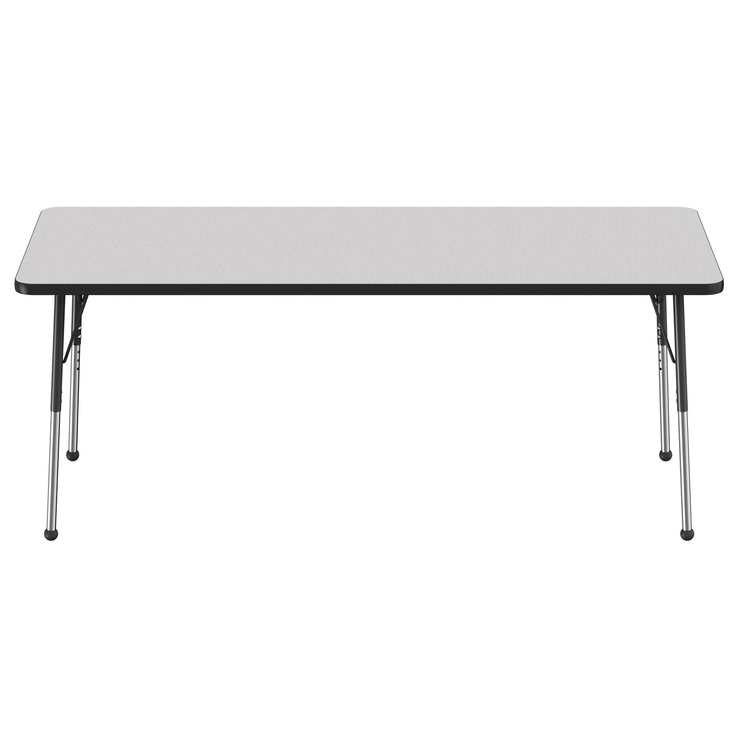 FDP 30" x 72" Rectangle Thermofused Activity Table with Adjustable Standard Ball Glide Legs (FDP - 14783 - XX) - SchoolOutlet