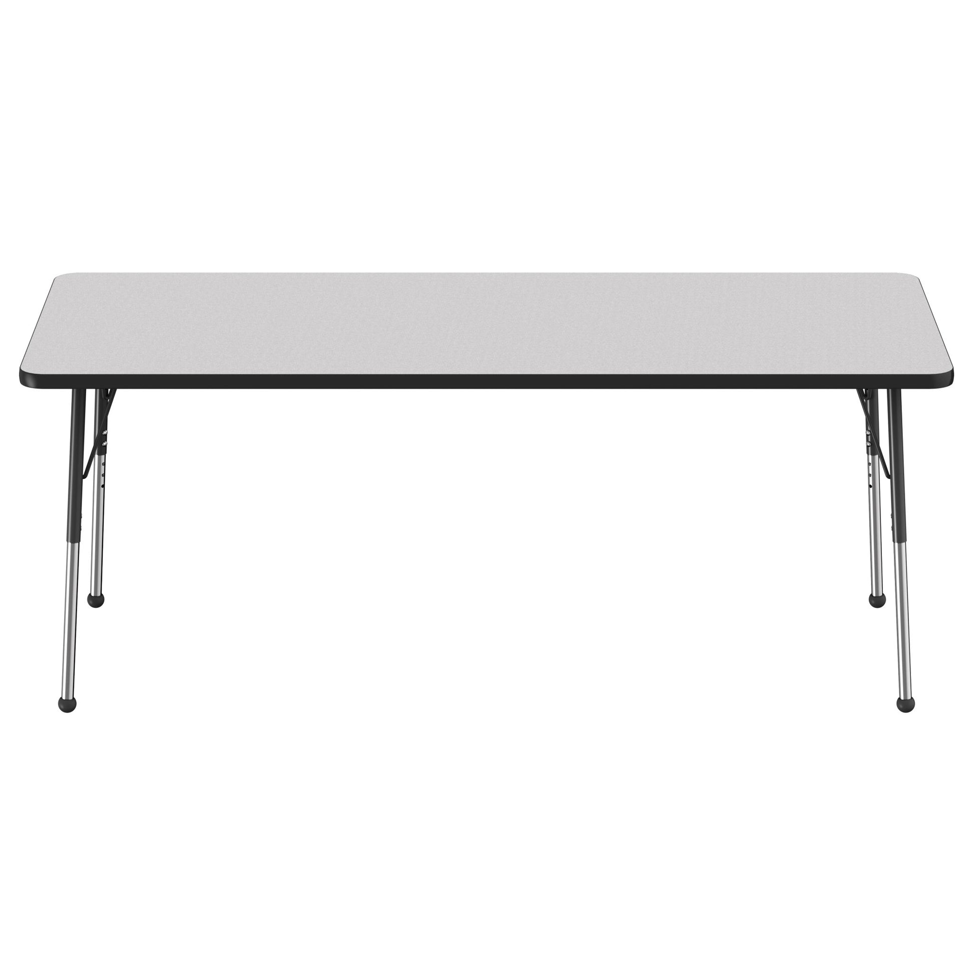 FDP 30" x 72" Rectangle Thermofused Activity Table with Adjustable Standard Ball Glide Legs (FDP - 14783 - XX) - SchoolOutlet