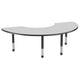 Half Moon Shape Pre-school Activity Tables