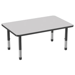 FDP 30" x 48" Rectangle Thermofused Activity Table with Adjustable Chunky Legs (FDP-14789-XX)