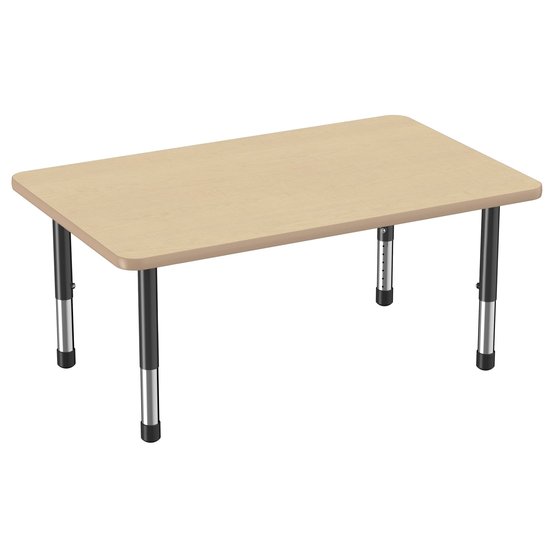 FDP 30" x 48" Rectangle Thermofused Activity Table with Adjustable Chunky Legs (FDP - 14789 - XX) - SchoolOutlet
