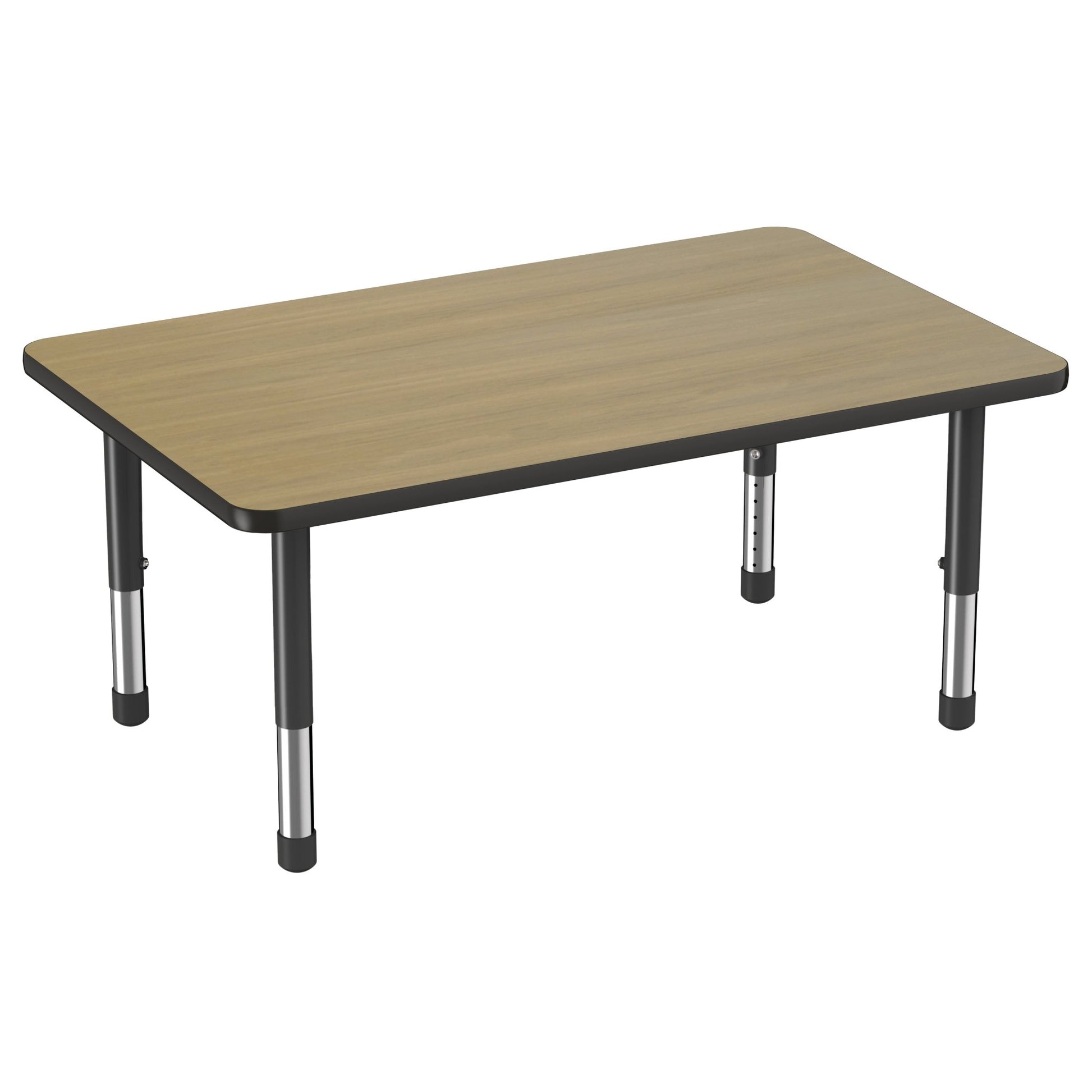 FDP 30" x 48" Rectangle Thermofused Activity Table with Adjustable Chunky Legs (FDP - 14789 - XX) - SchoolOutlet