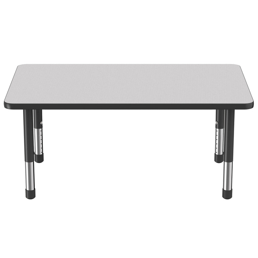 FDP 30" x 48" Rectangle Thermofused Activity Table with Adjustable Chunky Legs (FDP - 14789 - XX) - SchoolOutlet