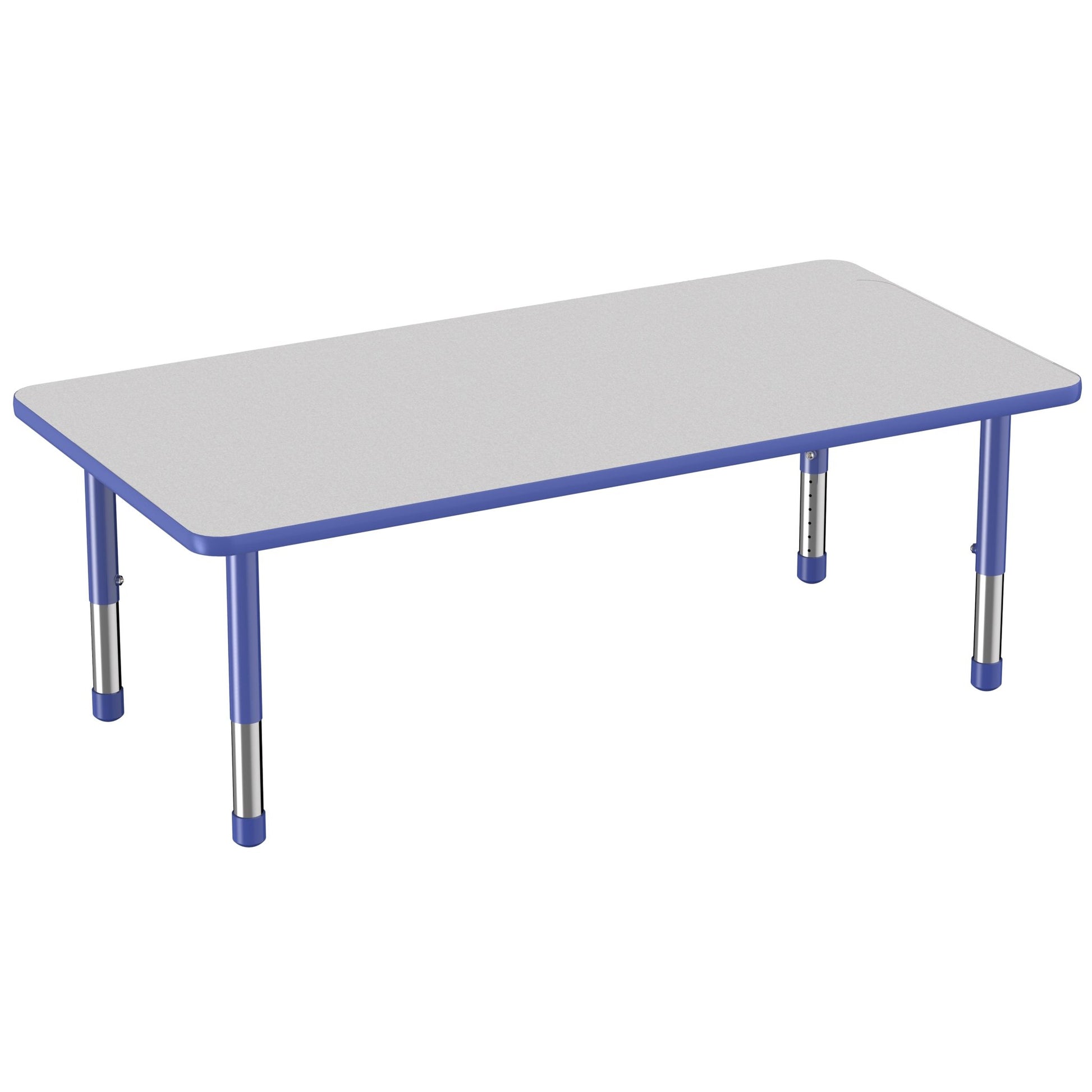 FDP 30" x 60" Rectangle Thermofused Activity Table with Adjustable Chunky Legs (FDP - 14790 - XX) - SchoolOutlet