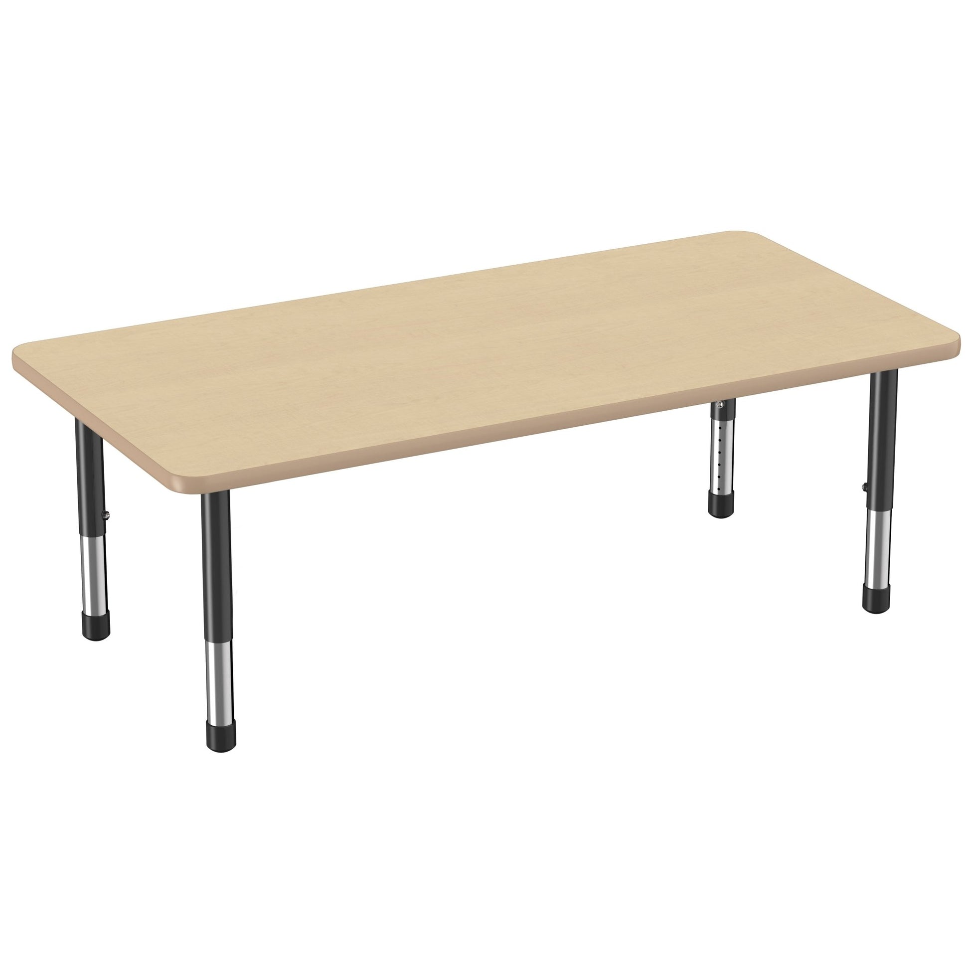 FDP 30" x 60" Rectangle Thermofused Activity Table with Adjustable Chunky Legs (FDP - 14790 - XX) - SchoolOutlet