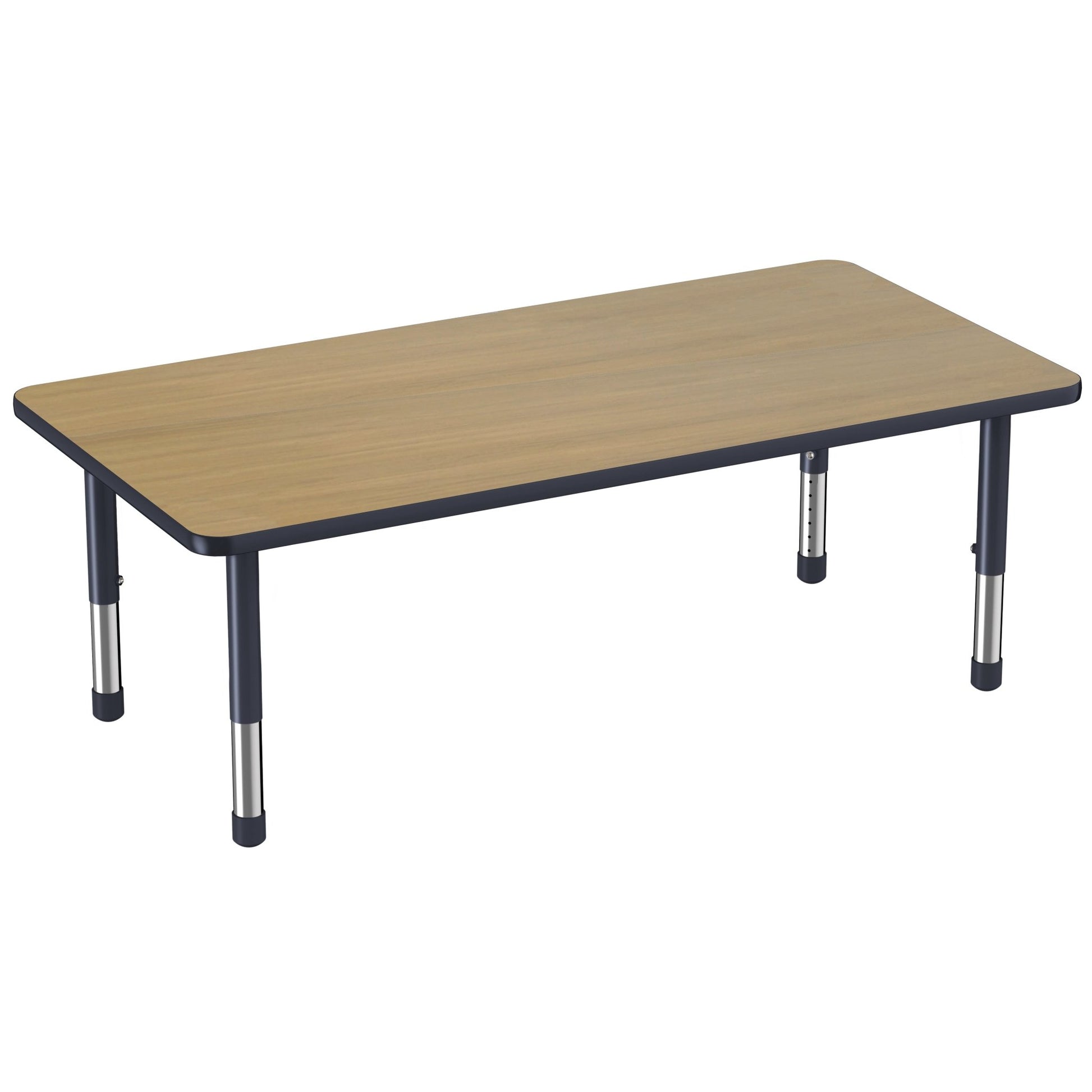 FDP 30" x 60" Rectangle Thermofused Activity Table with Adjustable Chunky Legs (FDP - 14790 - XX) - SchoolOutlet