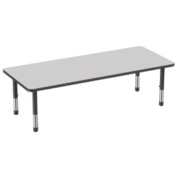 FDP 30" x 72" Rectangle Thermofused Activity Table with Adjustable Chunky Legs (FDP-14791-XX)