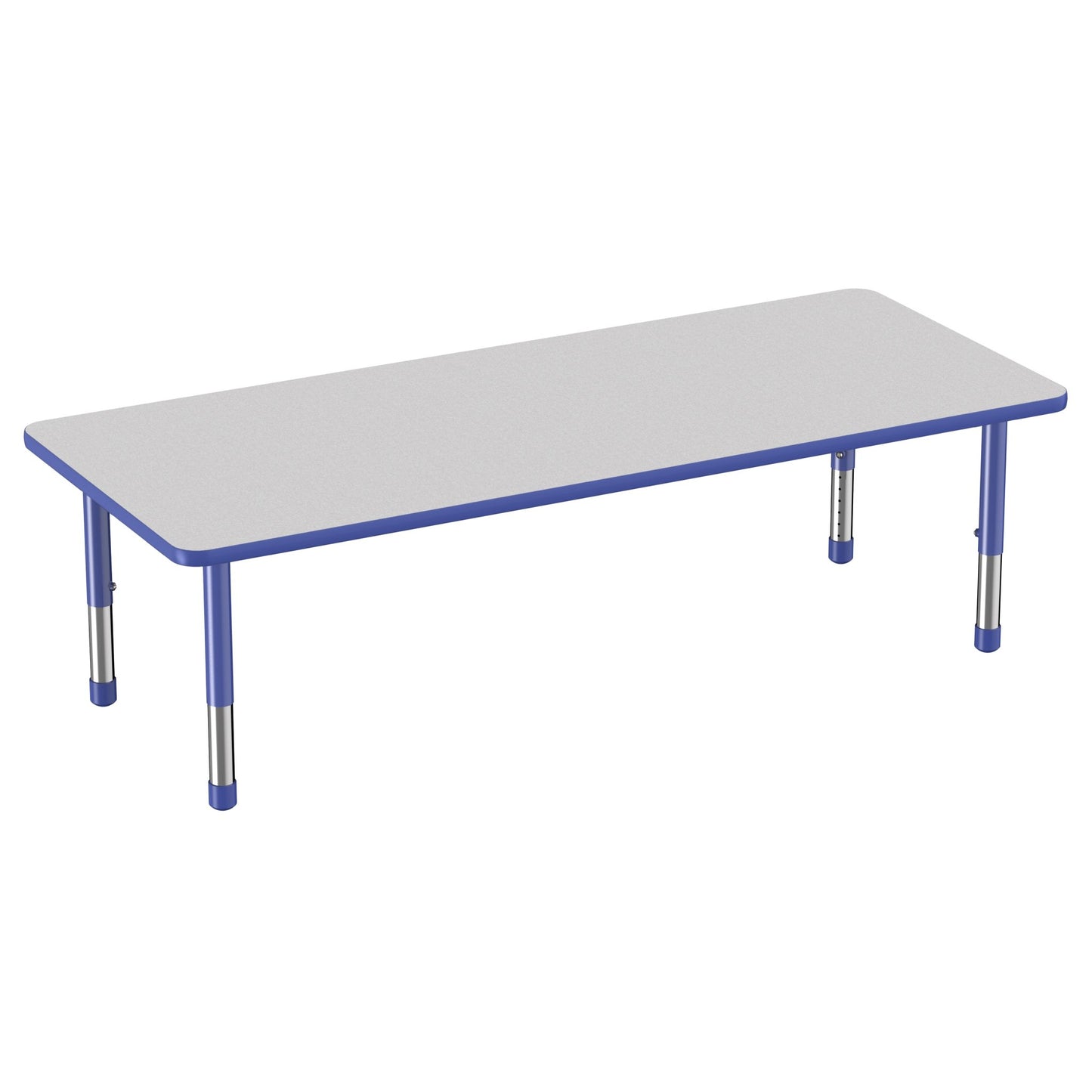 FDP 30" x 72" Rectangle Thermofused Activity Table with Adjustable Chunky Legs (FDP - 14791 - XX) - SchoolOutlet