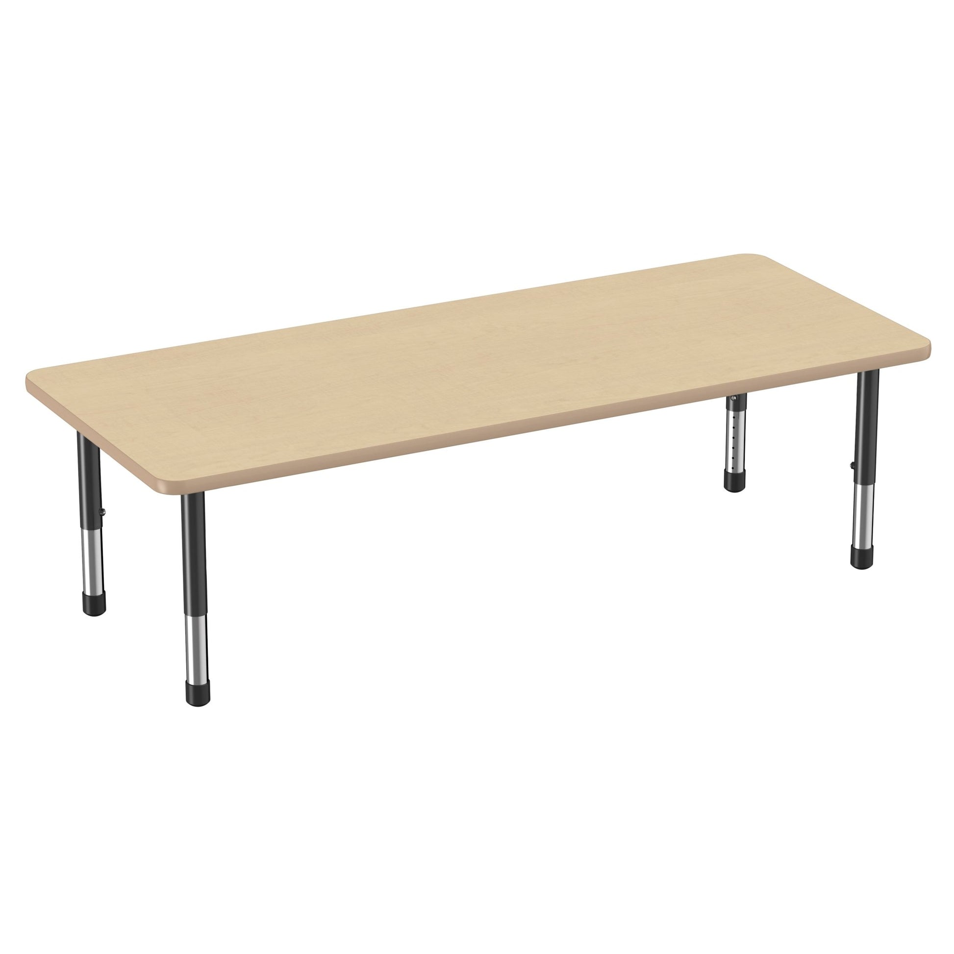 FDP 30" x 72" Rectangle Thermofused Activity Table with Adjustable Chunky Legs (FDP - 14791 - XX) - SchoolOutlet