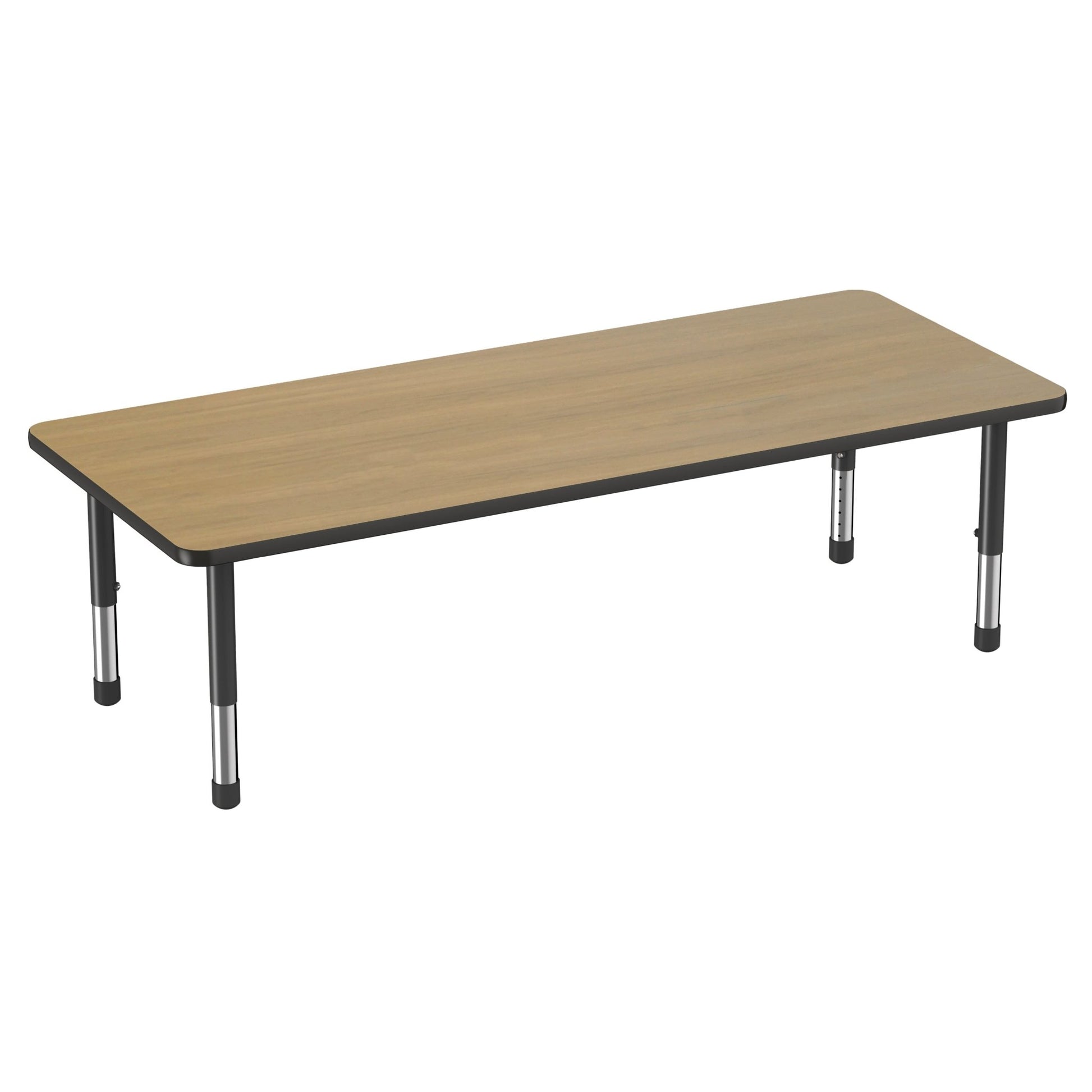 FDP 30" x 72" Rectangle Thermofused Activity Table with Adjustable Chunky Legs (FDP - 14791 - XX) - SchoolOutlet