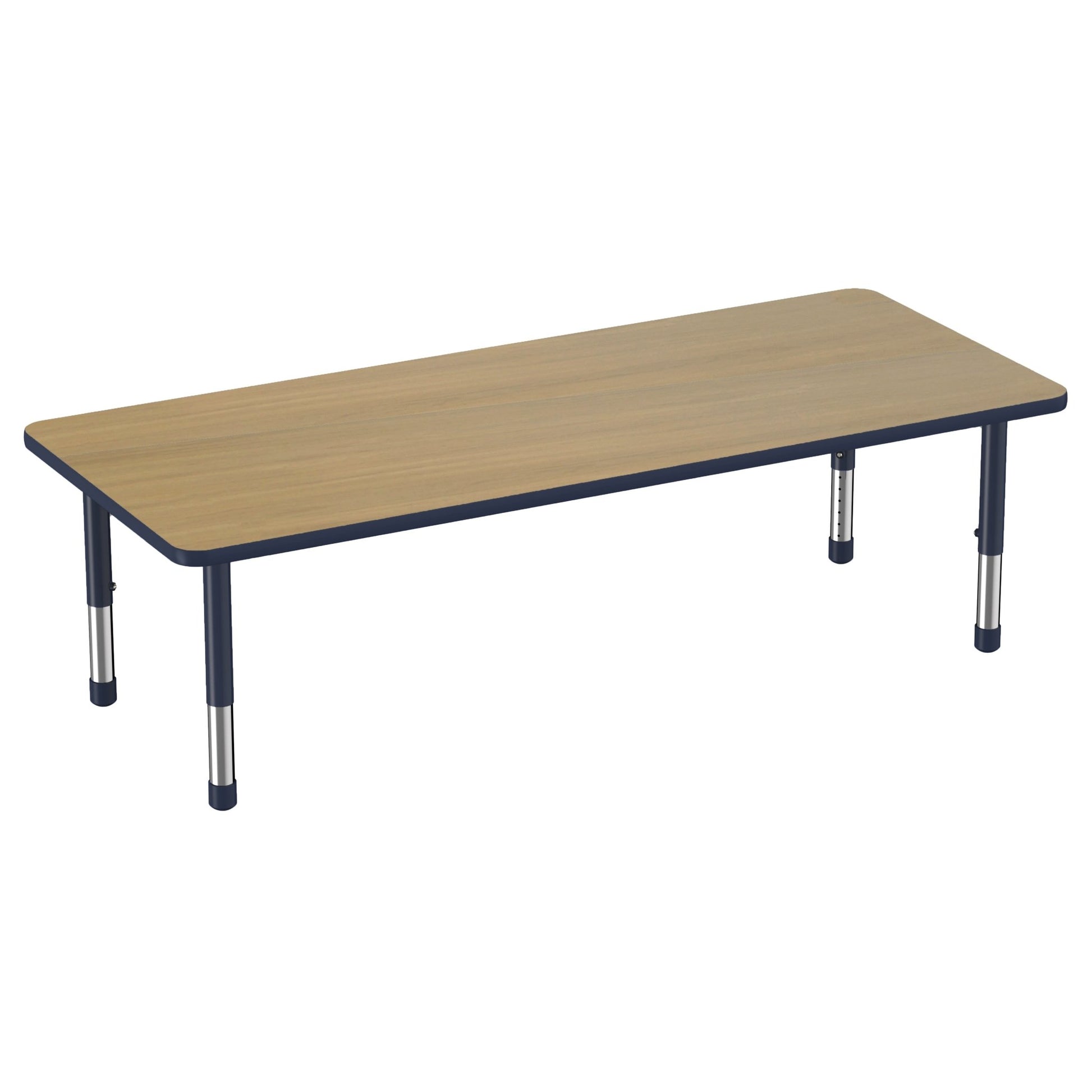 FDP 30" x 72" Rectangle Thermofused Activity Table with Adjustable Chunky Legs (FDP - 14791 - XX) - SchoolOutlet