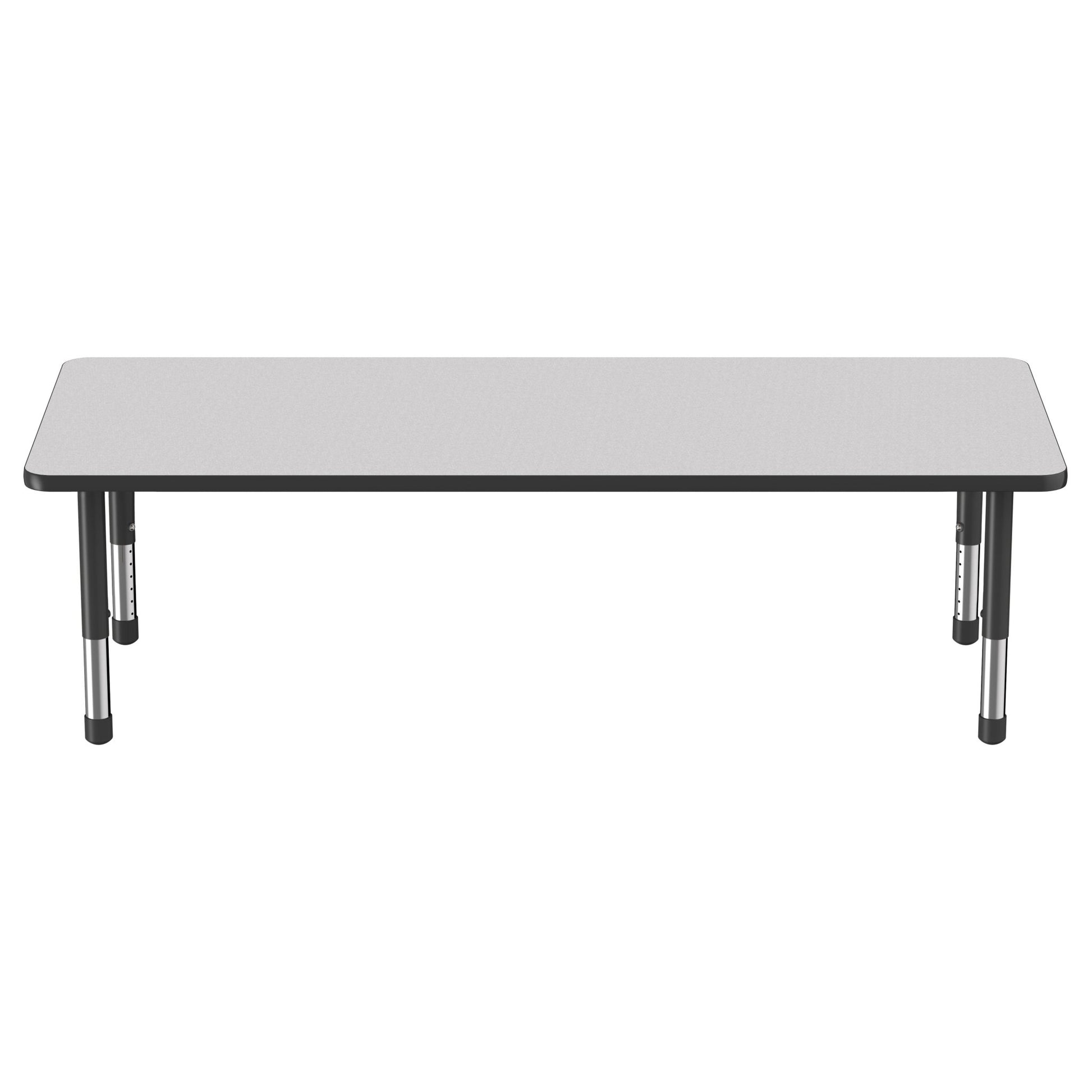 FDP 30" x 72" Rectangle Thermofused Activity Table with Adjustable Chunky Legs (FDP - 14791 - XX) - SchoolOutlet
