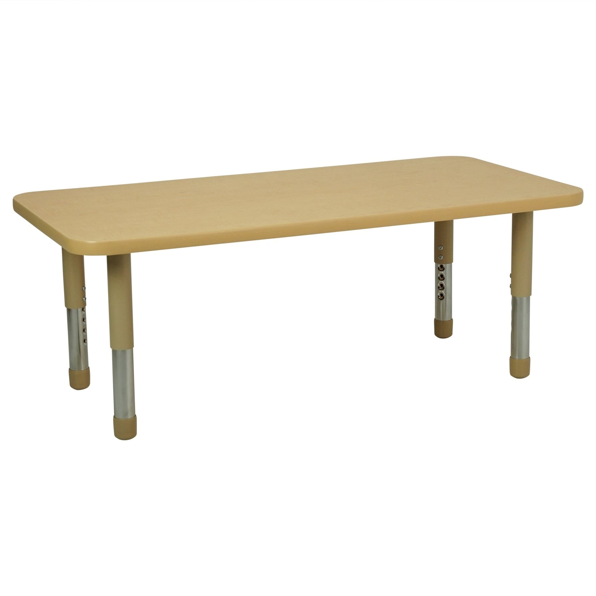 FDP 24" x 48" Rectangle T - Molding Activity Table with Adjustable Tiny Tot Legs (FDP - 14892 - XX) - SchoolOutlet