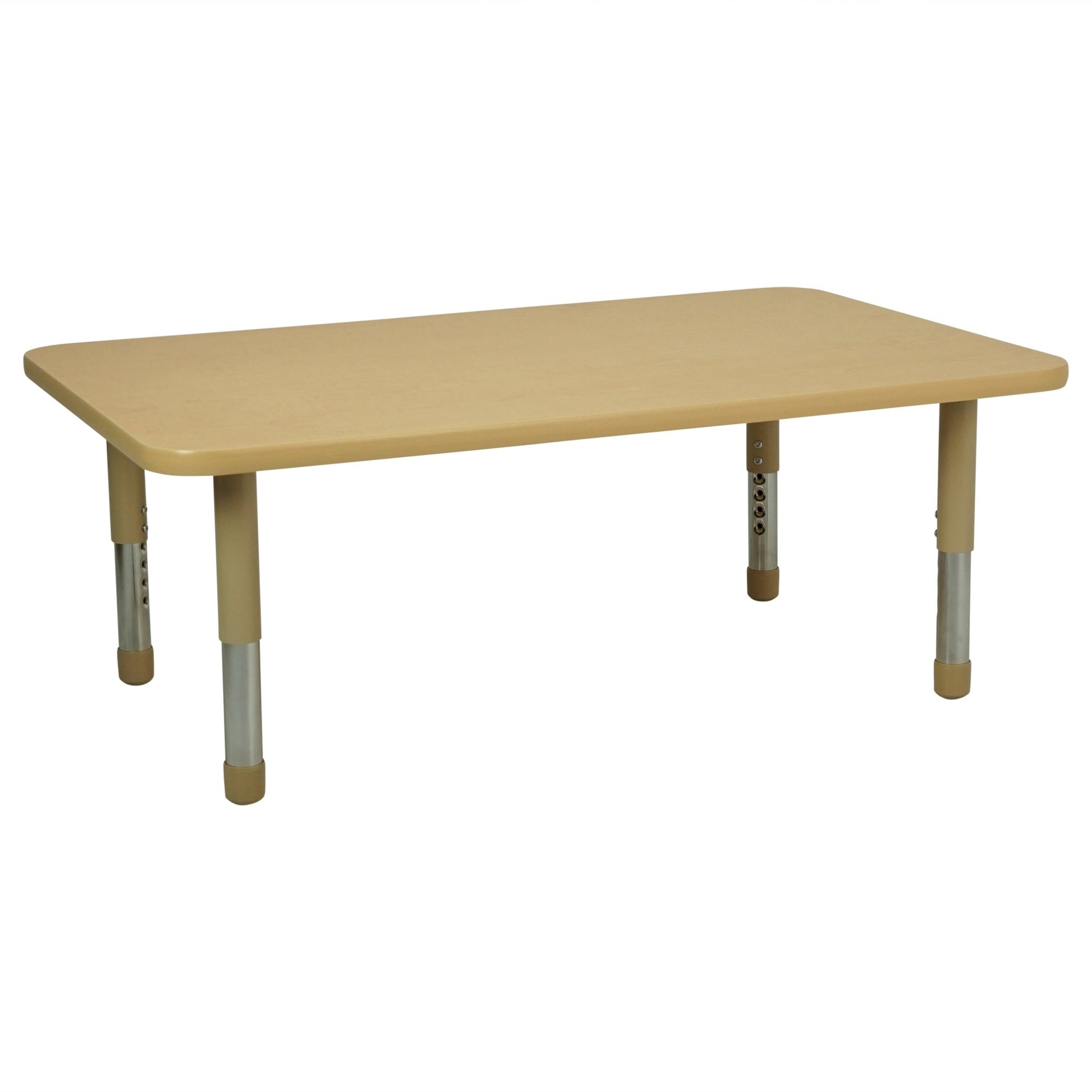 FDP 30" x 48" Rectangle T - Molding Activity Table with Adjustable Tiny Tot Legs (FDP - 14894 - XX) - SchoolOutlet