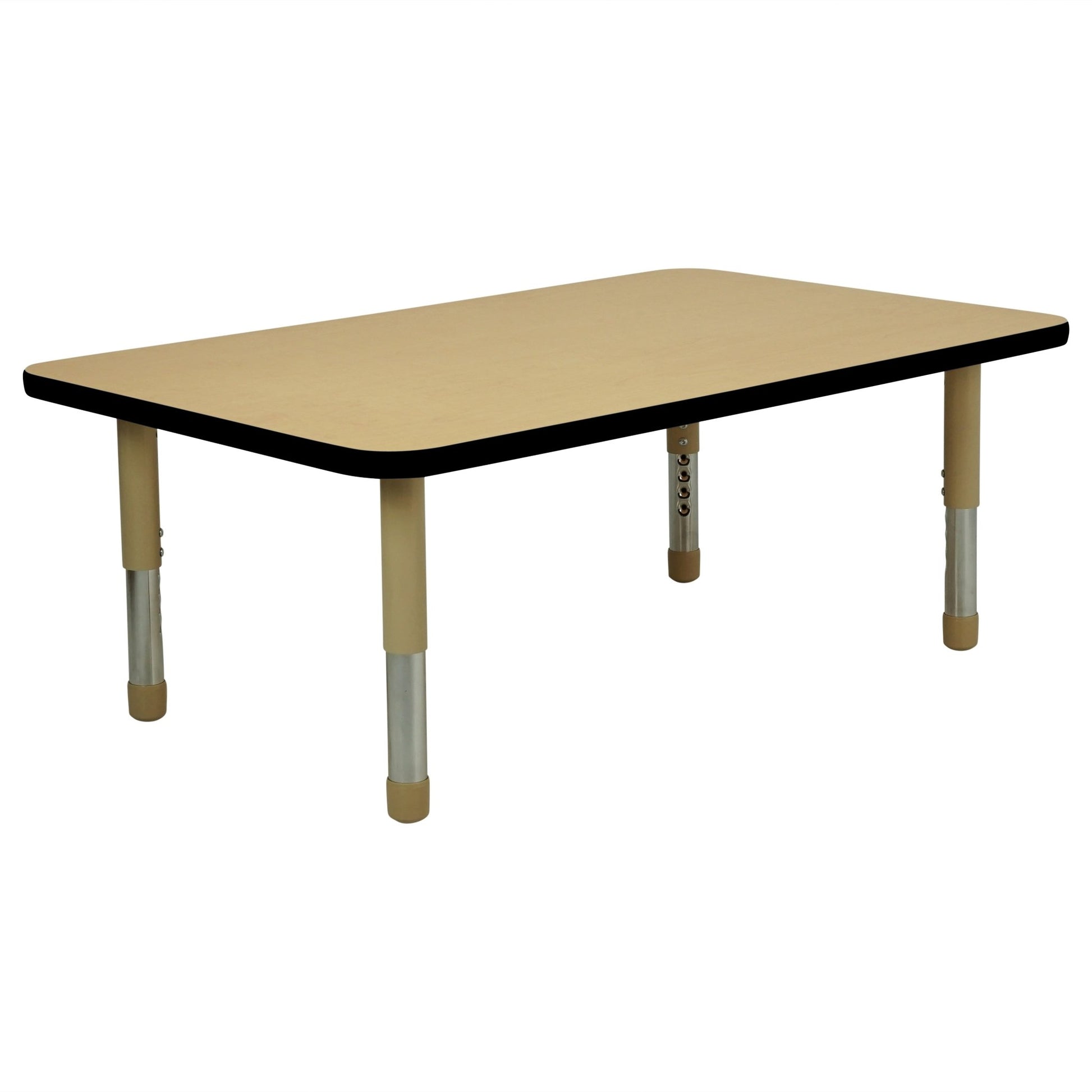 FDP 30" x 48" Rectangle T - Molding Activity Table with Adjustable Tiny Tot Legs (FDP - 14894 - XX) - SchoolOutlet