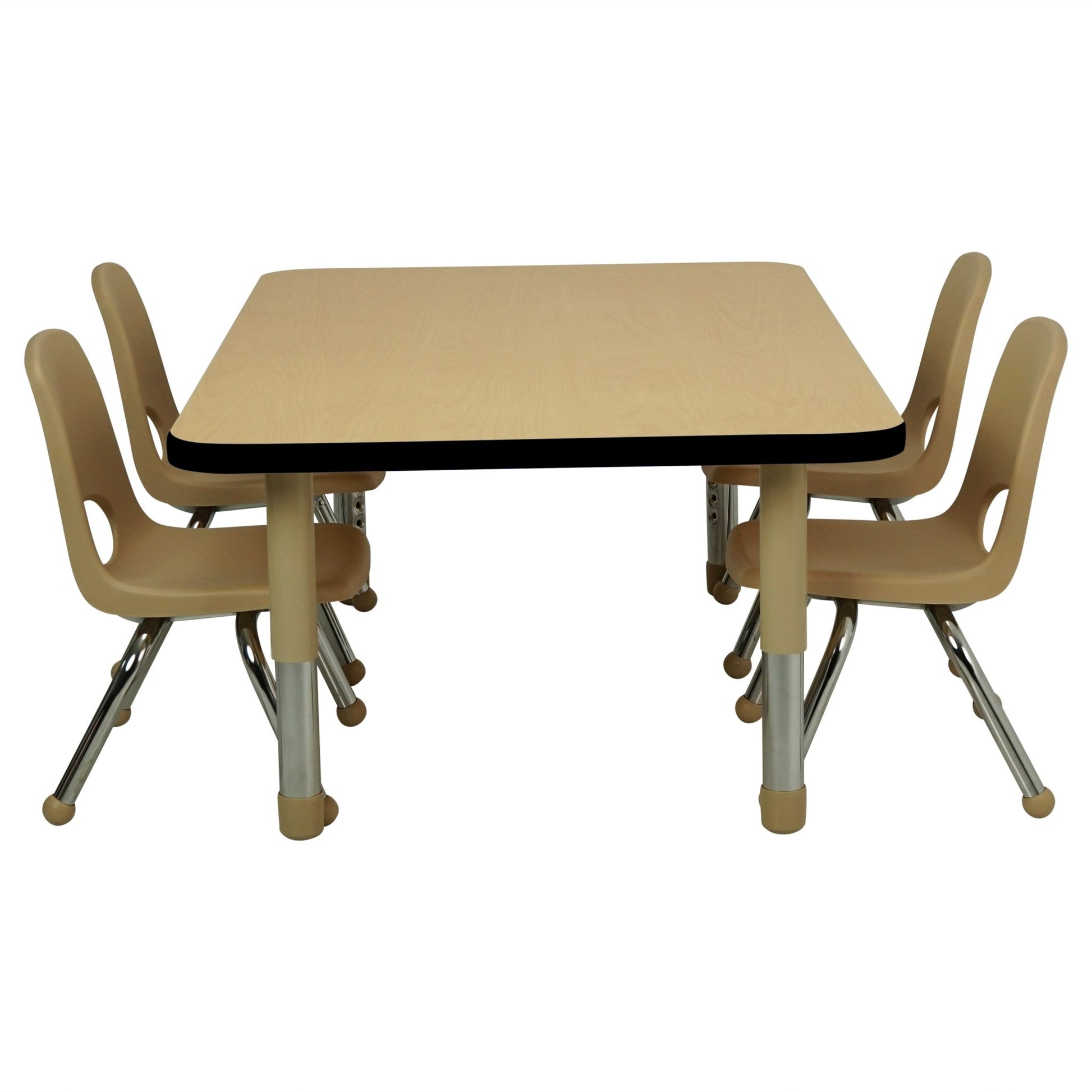 FDP 30" x 48" Rectangle T - Molding Activity Table with Adjustable Tiny Tot Legs (FDP - 14894 - XX) - SchoolOutlet