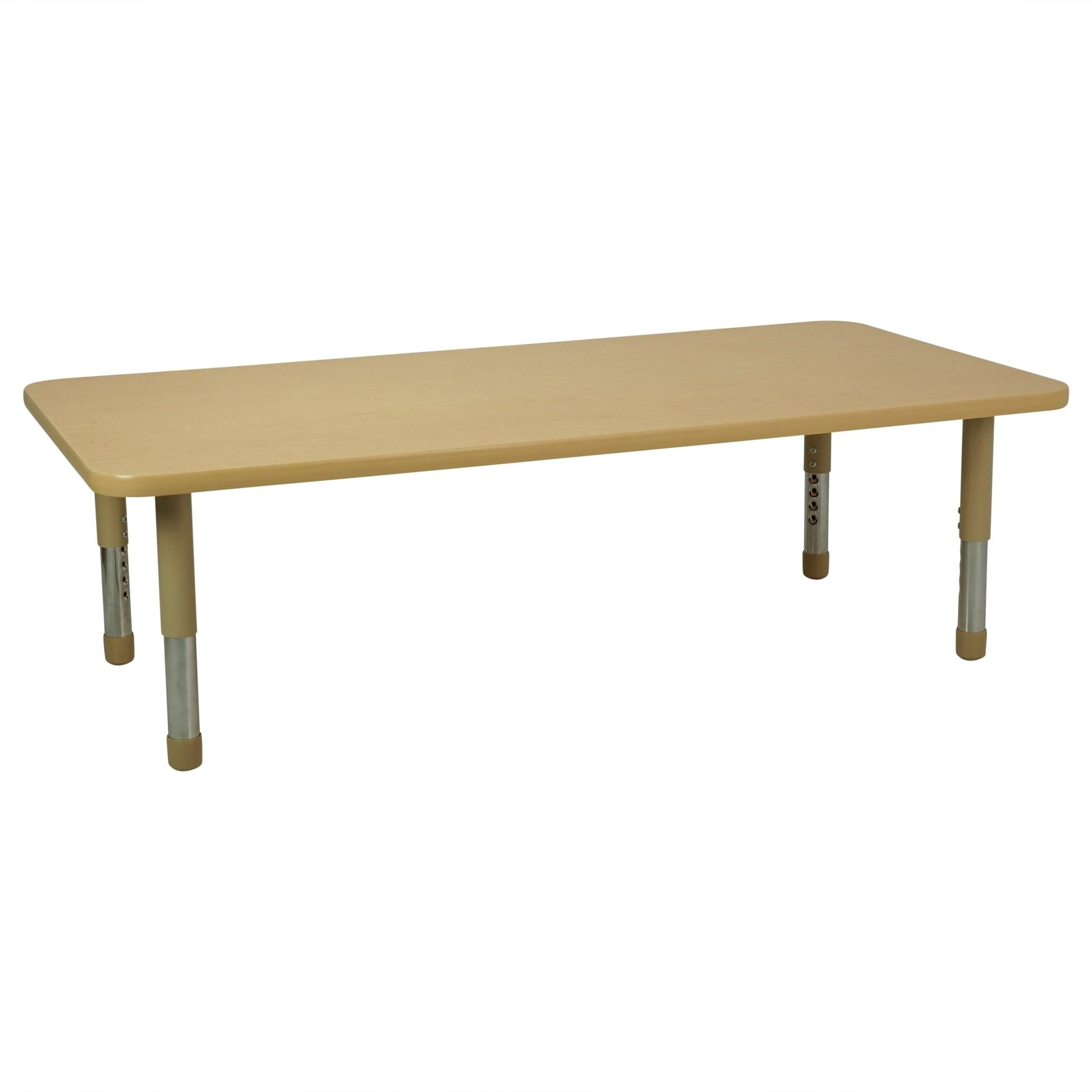 FDP 30" x 60" Rectangle T - Molding Activity Table with Adjustable Tiny Tot Legs (FDP - 14895 - XX) - SchoolOutlet
