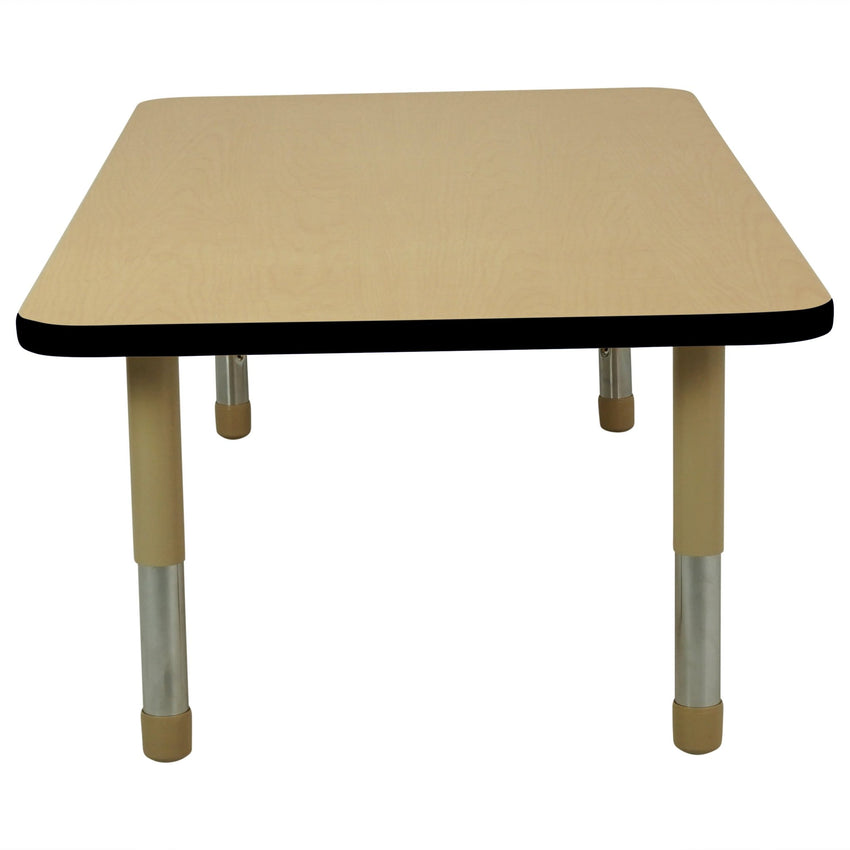 FDP 30" x 60" Rectangle T - Molding Activity Table with Adjustable Tiny Tot Legs (FDP - 14895 - XX) - SchoolOutlet