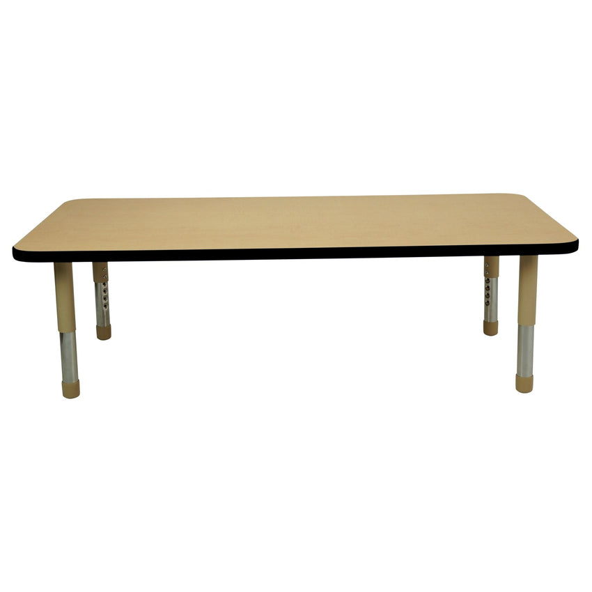 FDP 30" x 60" Rectangle T - Molding Activity Table with Adjustable Tiny Tot Legs (FDP - 14895 - XX) - SchoolOutlet