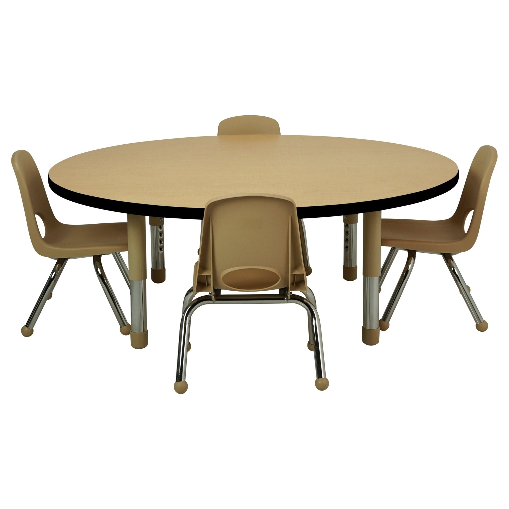 FDP 48" Round T - Molding Activity Table with Adjustable Tiny Tot Legs (FDP - 14897 - XX) - SchoolOutlet