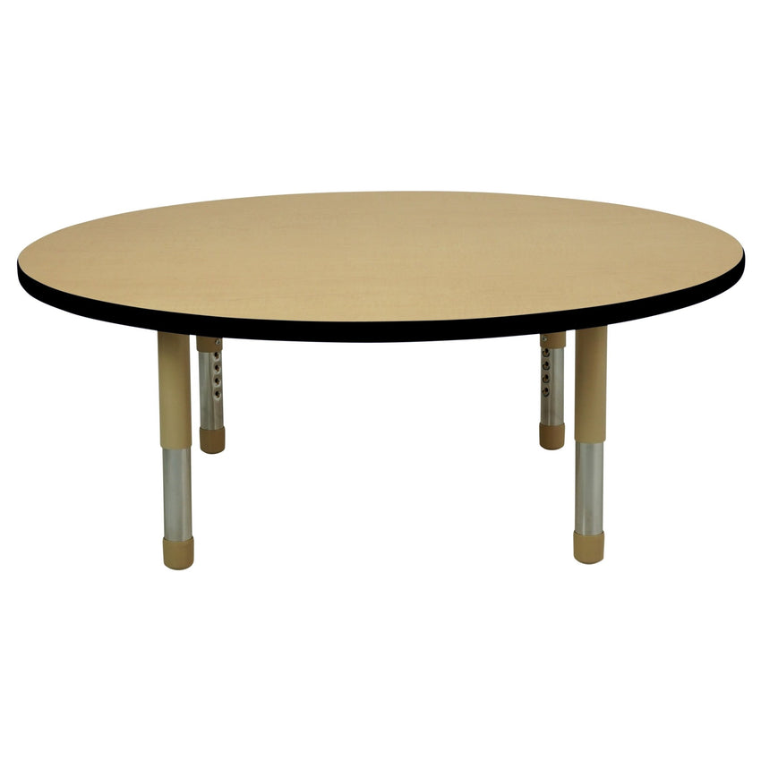 FDP 48" Round T - Molding Activity Table with Adjustable Tiny Tot Legs (FDP - 14897 - XX) - SchoolOutlet