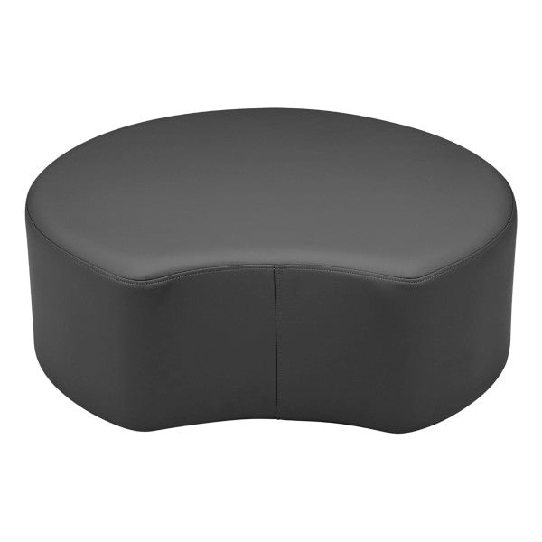 FDP Pro Series Upholstered Crescent Ottoman 12" Height (14991 - XX) - SchoolOutlet