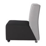 FDP Pro Series Upholstered Armless Mobile Chair with Tech Panel (14993 - XX) - SchoolOutlet