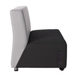 FDP Pro Series Upholstered Armless Mobile Sofa with Tech Panel (14994 - XX) - SchoolOutlet